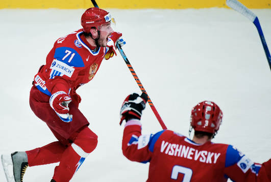 Ilya Kovalchuk, Ryssland, jubel