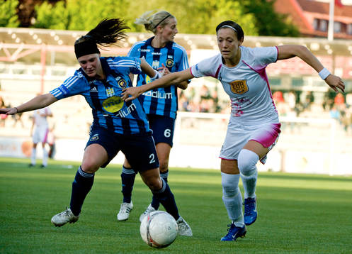 Therese Sjögran, Ldb och Malin Engdahl, Djurgården