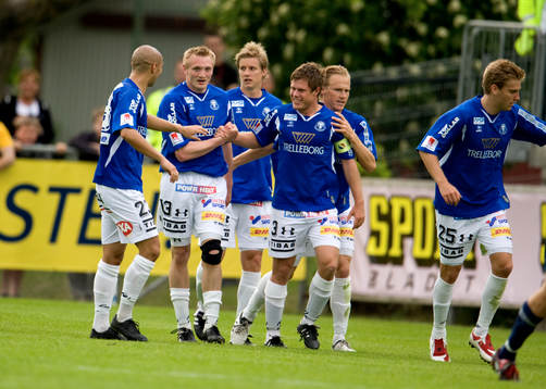 Fredrik Jensen, Trelleborg. Jubel