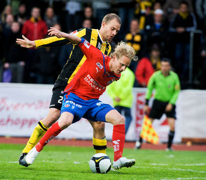 Erik Sundin, Helsingborg. Daniel Forsell, Häcken