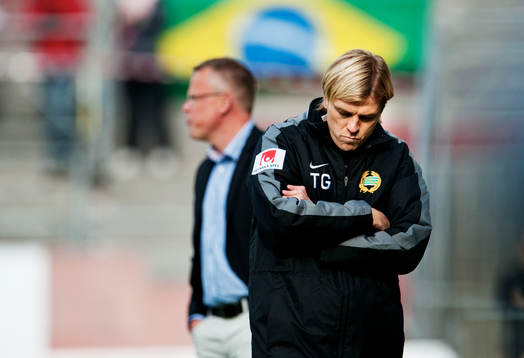 Tony Gustavsson, tränare Hammarby, har en del att fundera
