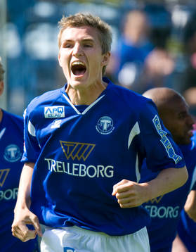 1-0, Peter Abelsson, jubel