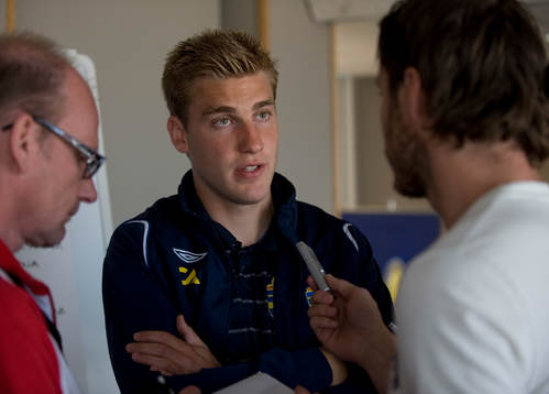Rasmus Bengtsson i centrum