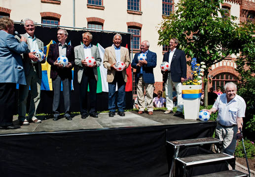 Spelare ur VM-laget 1958 hyllades