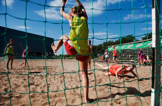Strandhandboll, beachhandboll, handboll, flicka, flickor