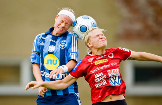 Sara Thunebro, Djurgården och Emelie Johnsson, Kristianstad