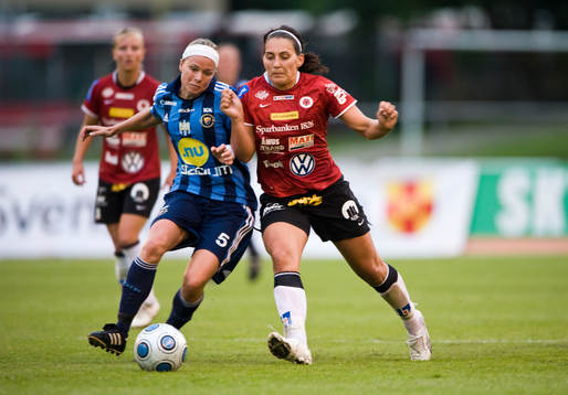 Sara Thunbro, Djurgården och Holmfridur Magnusdottir,