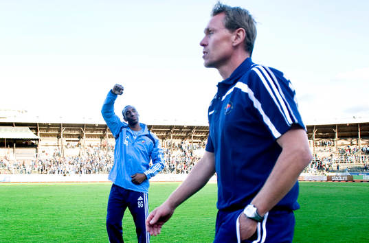 Steve Galloway och Andreé Jeglertz, tränare Djurgården