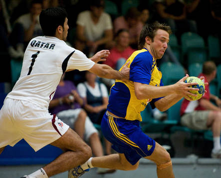 Robin Andersson, Sverige. Anad Ali, Qatar