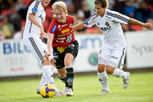 Sofie Persson, Kristianstad och Hanna Folkesson, AIK