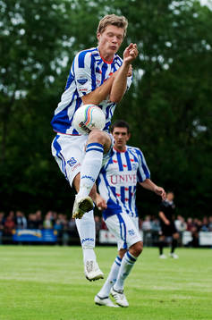 Fotboll, holländsk, träningsmatch, Heerenveen -