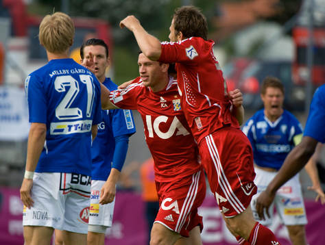 Gustav Svenson, Göteborg gjorde 1-0. Jubel