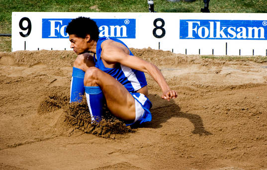 Michel Tornéus, hoppade över åtta meter