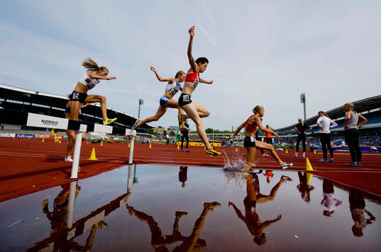 Friidrott, SM, 3000m Hinder, dam, Final