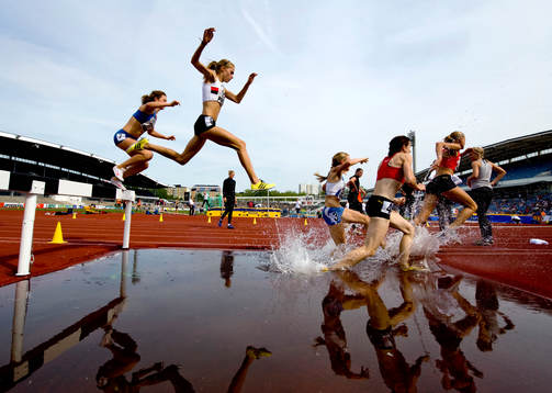 Friidrott, SM, 3000m Hinder, dam, Final