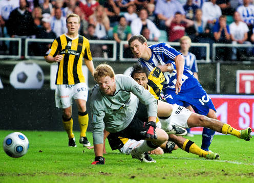Hannes Stiller, IFK Göteborg, gör 1-2