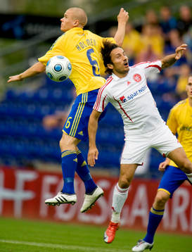 Samuel Holmén, Bröndby och Louay Chanko, Aalborg