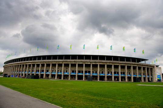 Friidrott, VM, Olympiastadion i Berlin. Arena, stadion,