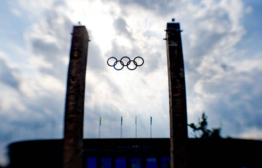 Friidrott, VM, Olympiastadion i Berlin. Exteriör, arena,