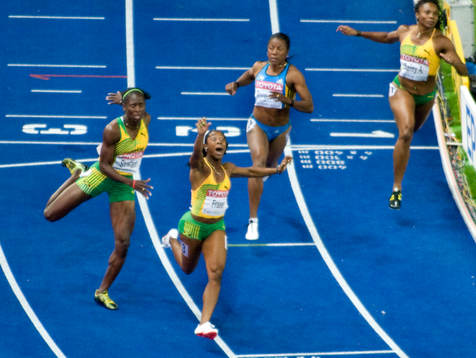 Shelly-Ann Fraser, Jamaica vann guld