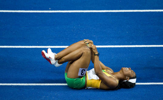 Shelly-Ann Fraser, Jamaica vann guld