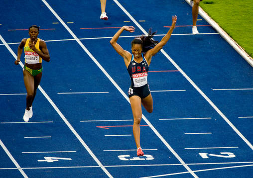 Sanya Richards, USA vann guld