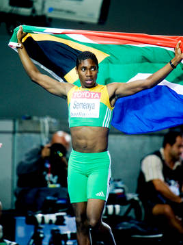 Caster Semenya, Sydafrika