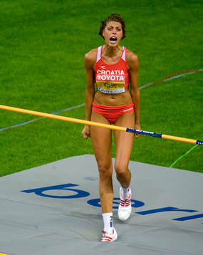 Blanca Vlasic, Kroatien, vann guld