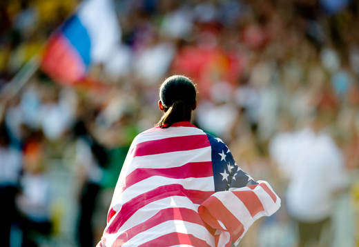 USA tog guld