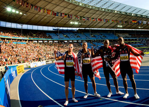 USA tog guld