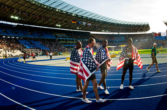 USA tog guld