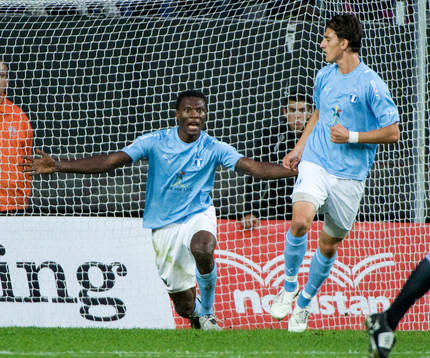 Edward Ofere, Malmö FF, tyckte han skulle ha straff