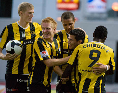 Paulinho, Häcken. Jubel