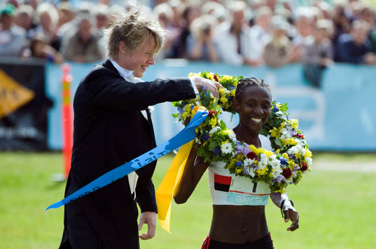 Isabellah Andersson, Hässelby vann årets Tjejmil