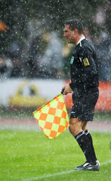 Assisterande domare, genre, flagga, regn