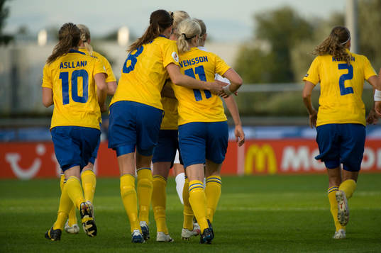 1-1 Victoria Sandell Svensson  (jubel)