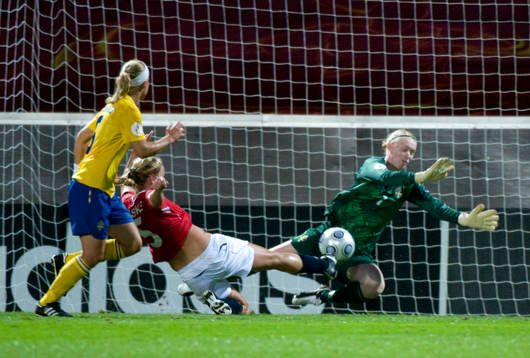 Anneli Giske, Norge gör 0-2