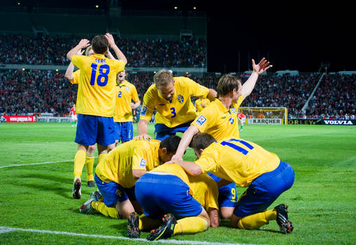 Zlatan Ibrahimovic, Sverige, gratuleras