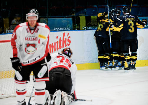 AIK-spelarna jubel
