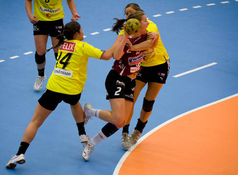 Anna Dalin, Lugi och Karolina Andersson och Lina Möller,