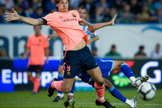 Inte lätt stoppa Zlatan Ibrahimovic, Barcelona