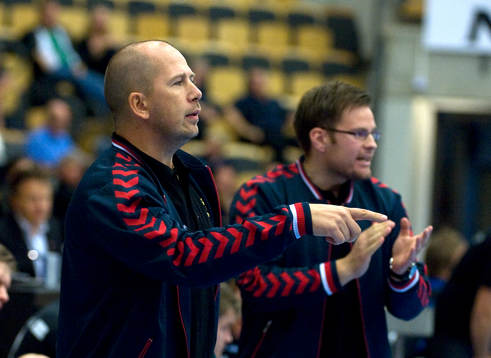 Jan Ekman, assisterande tränare och Kristján Andrésson,