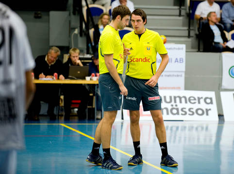 Mirza Kurtagic och Mattias Wettervik, domare