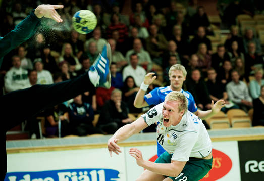 Fredric Pettersson, Hammarby, skjuter mot målvakten