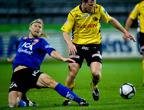 Per Johansson, Halmstad och Daniel Mobaeck, Elfsborg