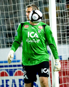 Fotboll, Allsvenskan, Magnus Bahne, målvakt, Halmstad