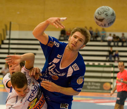 Daniel Lindqvist, H43, mot Drott-försvaret