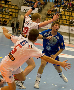 Johannes Sandgren, H43, mot Drott-försvaret