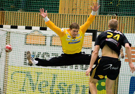 David Andersson, målvakt Malmö, Johan Jakobsson, Sävehof