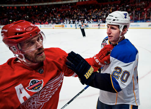 Henrik Zetterberg, Detroit, och Alexander Steen, St Louis,